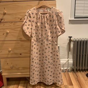 Kate Spade style dress, pink floral print, size 4